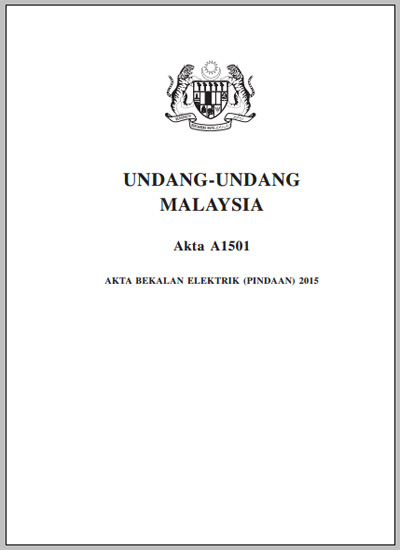 Elektrik suruhanjaya tenaga Kos Pemasangan