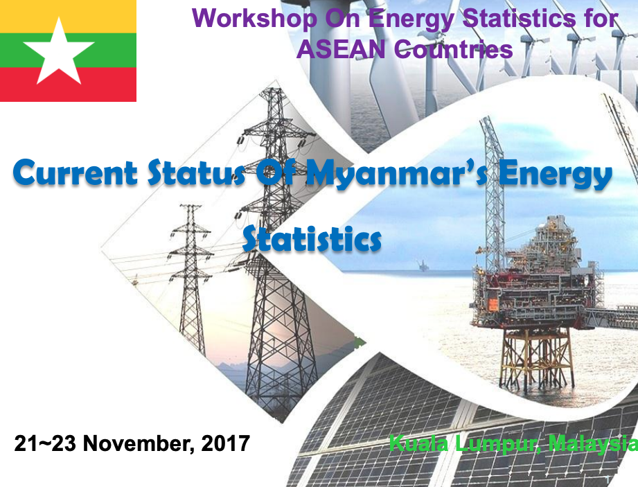Current Status of Myanmar Energy Statistics-2