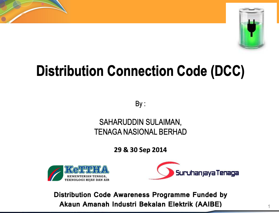 Distribution Connection Code (DCC)