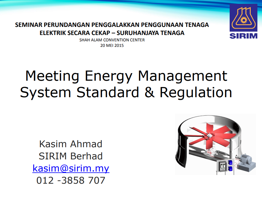Meeting Energy Management System Standard & Regulation