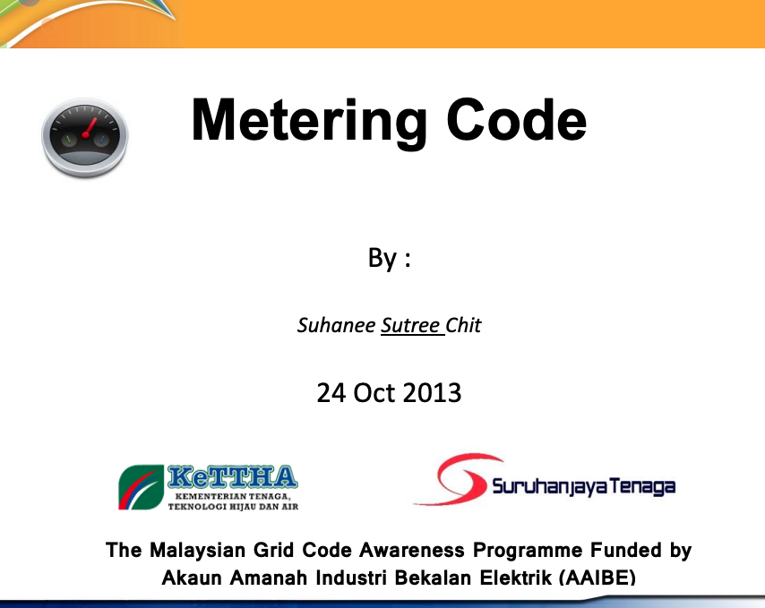 Metering Code
