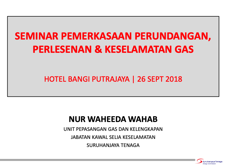Paper 4: Keperluan Pendaftaran Peralatan dan Kelengkapan Gas