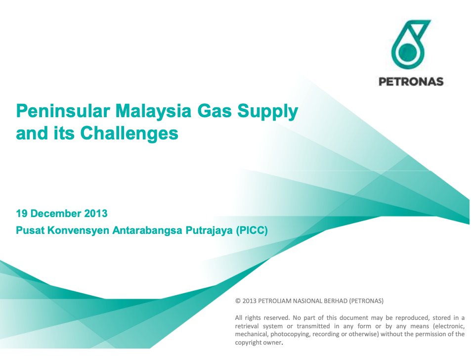 Peninsular Malaysia Gas Supply and its Challenges