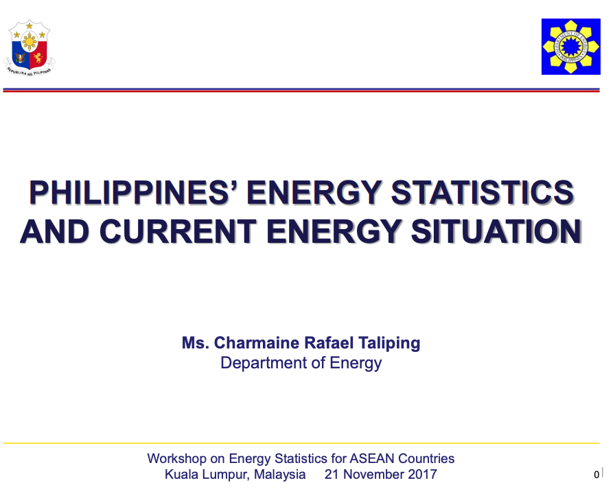 Philippines&rsquo; Energy Statistics and Current Energy Situation-1