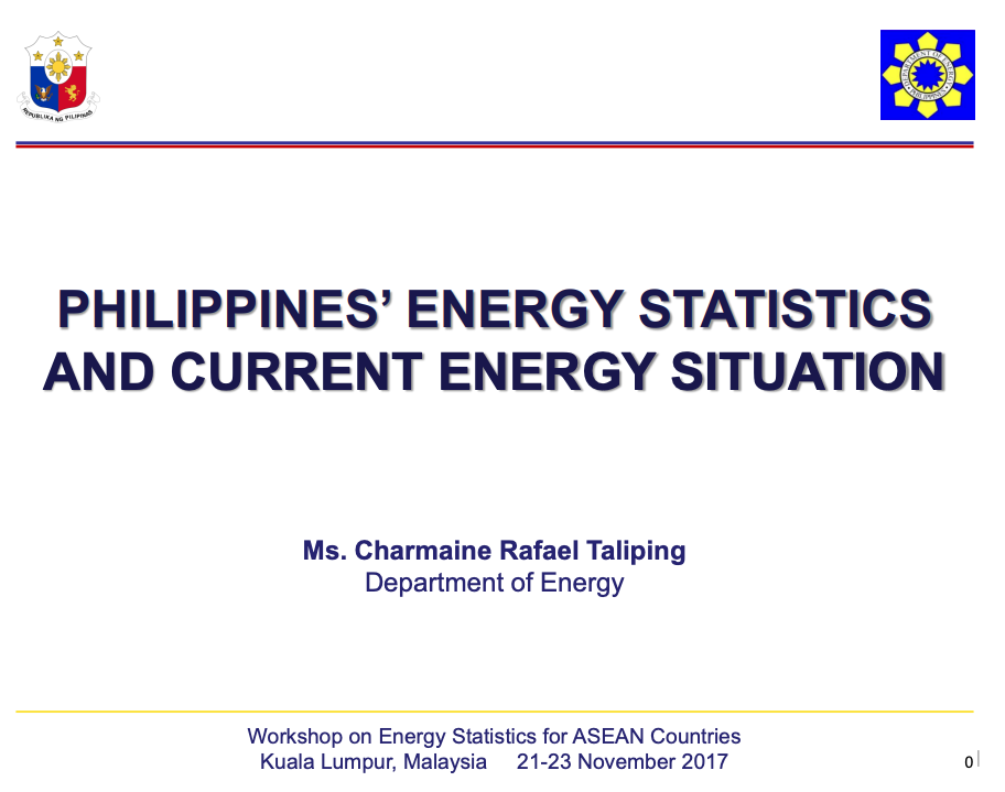 Philippines&rsquo; Energy Statistics and Current Energy Situation-2