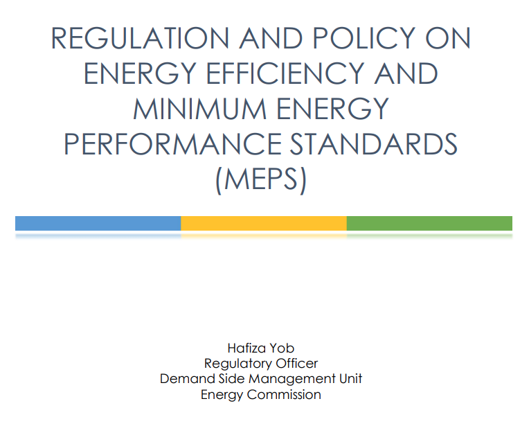 Policy and EE Regulation
