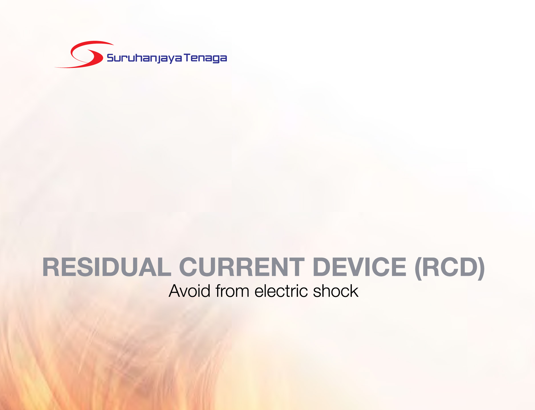 Residual Current Device (RCD) : Avoid From Electric Shock