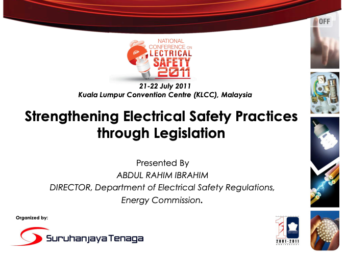 ST: Strengthening Electrical Safety Practices through Legislation