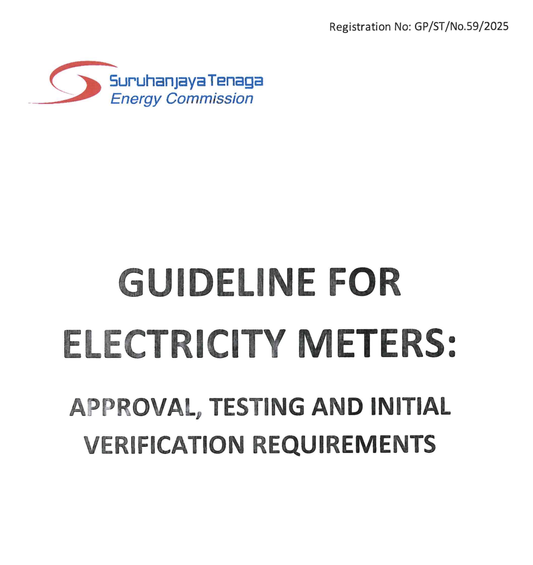 Guideline For Electricity Meters: Approval, Testing and Initial Verification Requirements