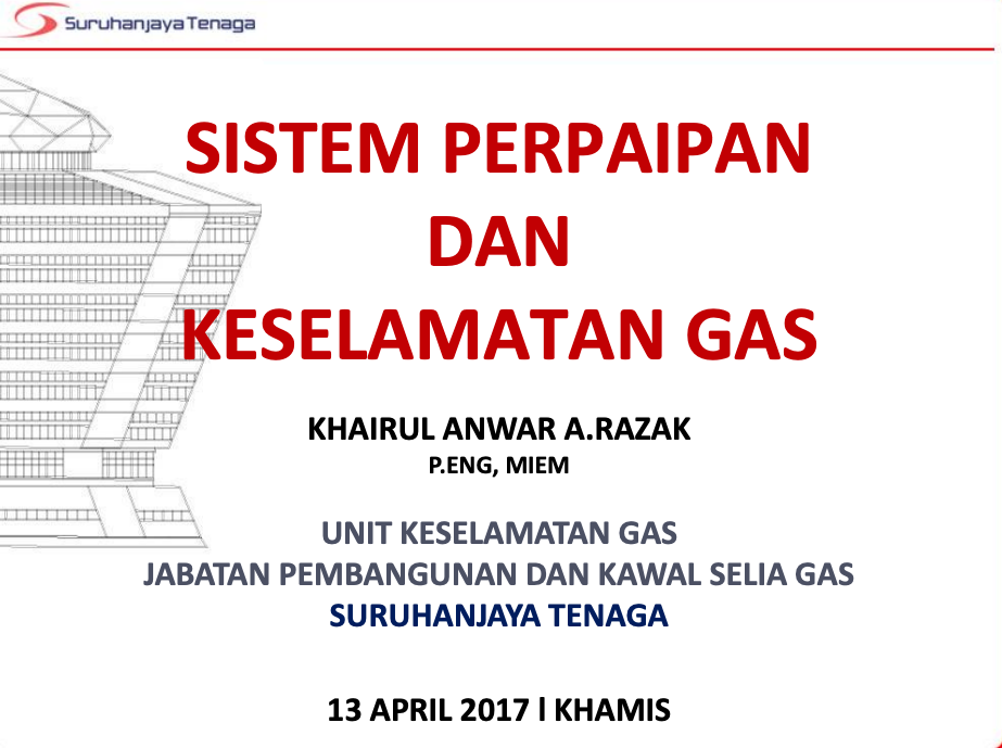 Sistem Perpaipan dan Keselamatan Gas