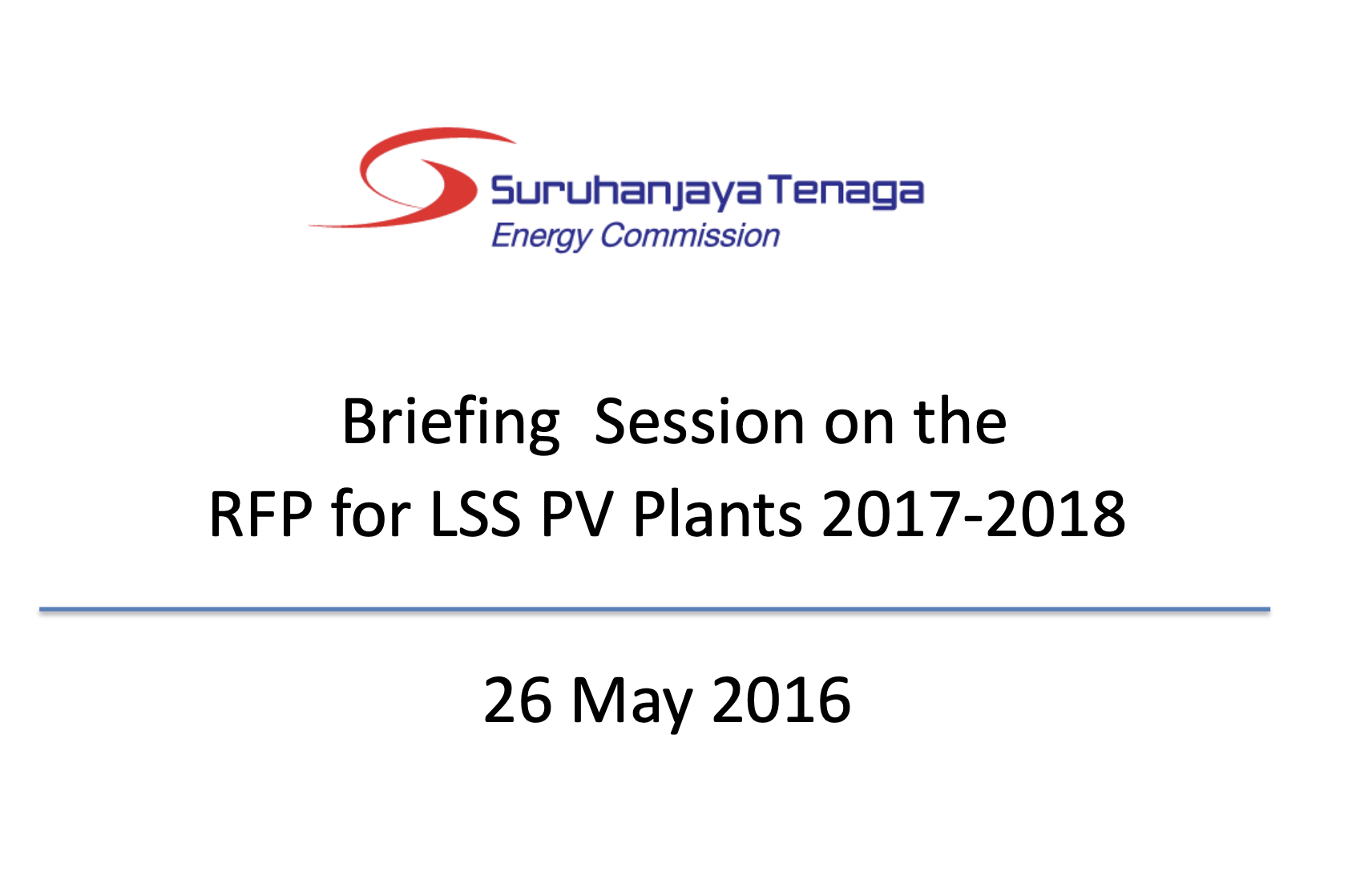 Slides Presentation of Request For Proposal (RFP) Briefing on 26th May 2016 (2)