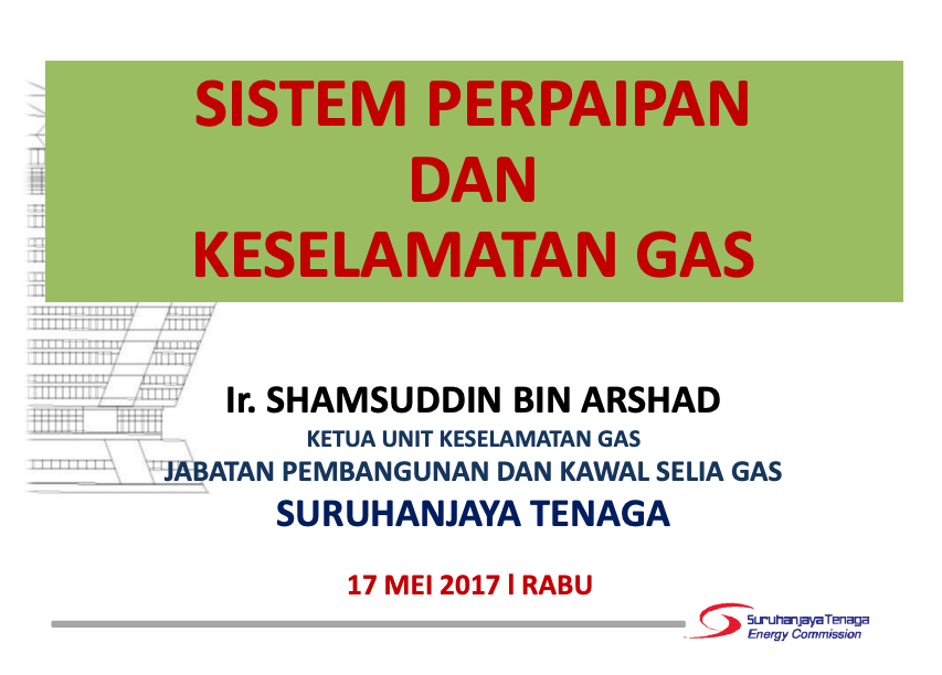 Sistem Perpaipan dan Keselamatan Gas