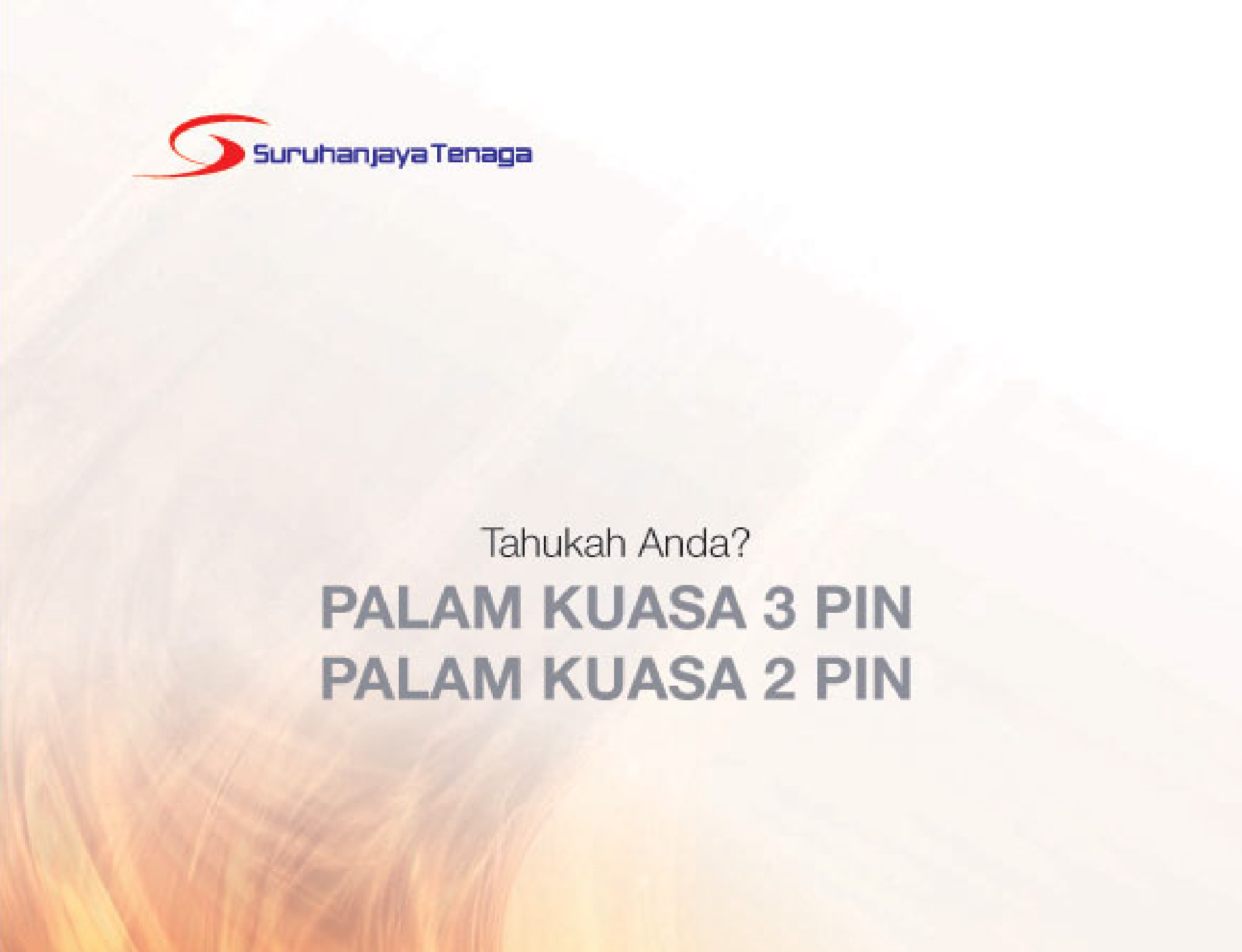 Tahukah Anda? Palam Kuasa 3 Pin, Palam Kuasa 2 Pin