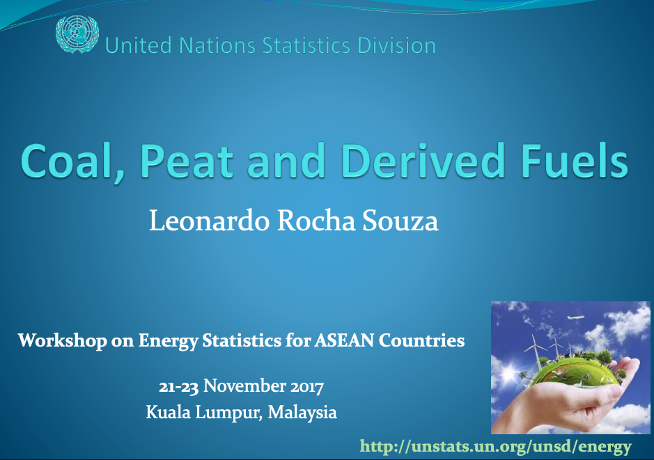 UNSD-Coal, Peat and Derival Fuels