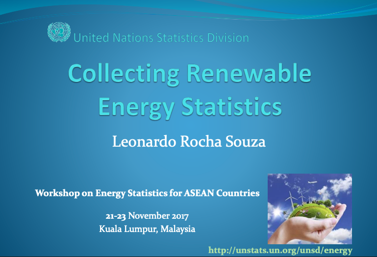 UNSD-Collecting Renewable Energy Statistics