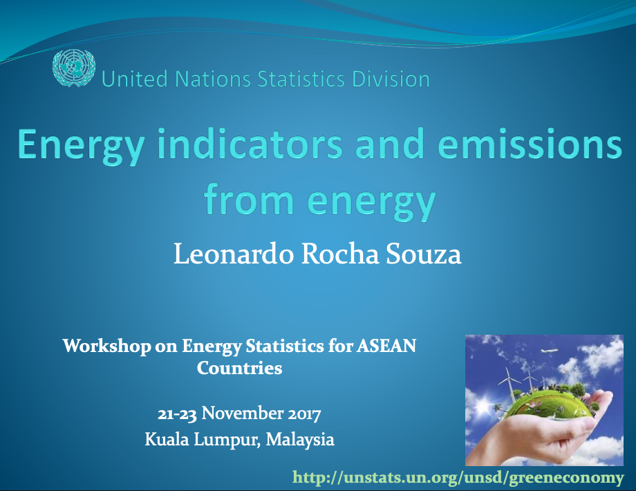 UNSD-Energy indicators and emissions from energy