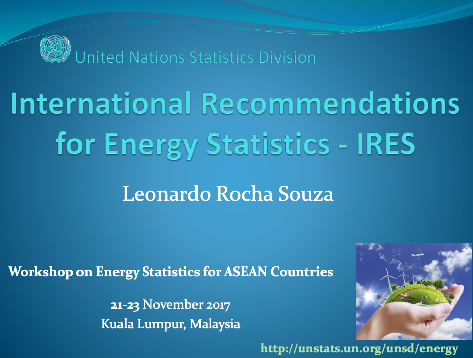 UNSD-International Recommendations for Energy Statistics - IRES