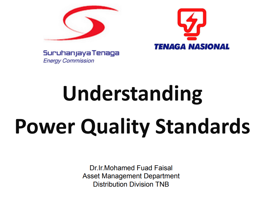 Understanding Power Quality Standards