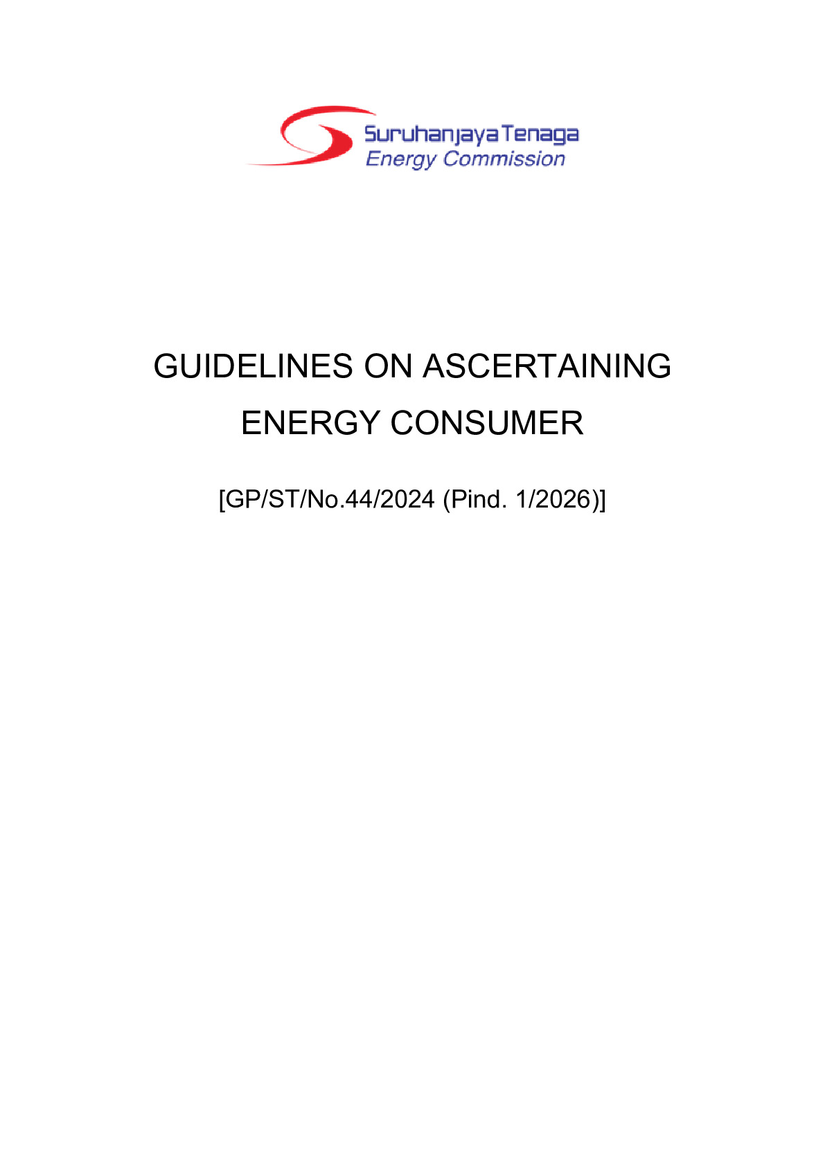 Guidelines on Ascertaining Energy Consumer