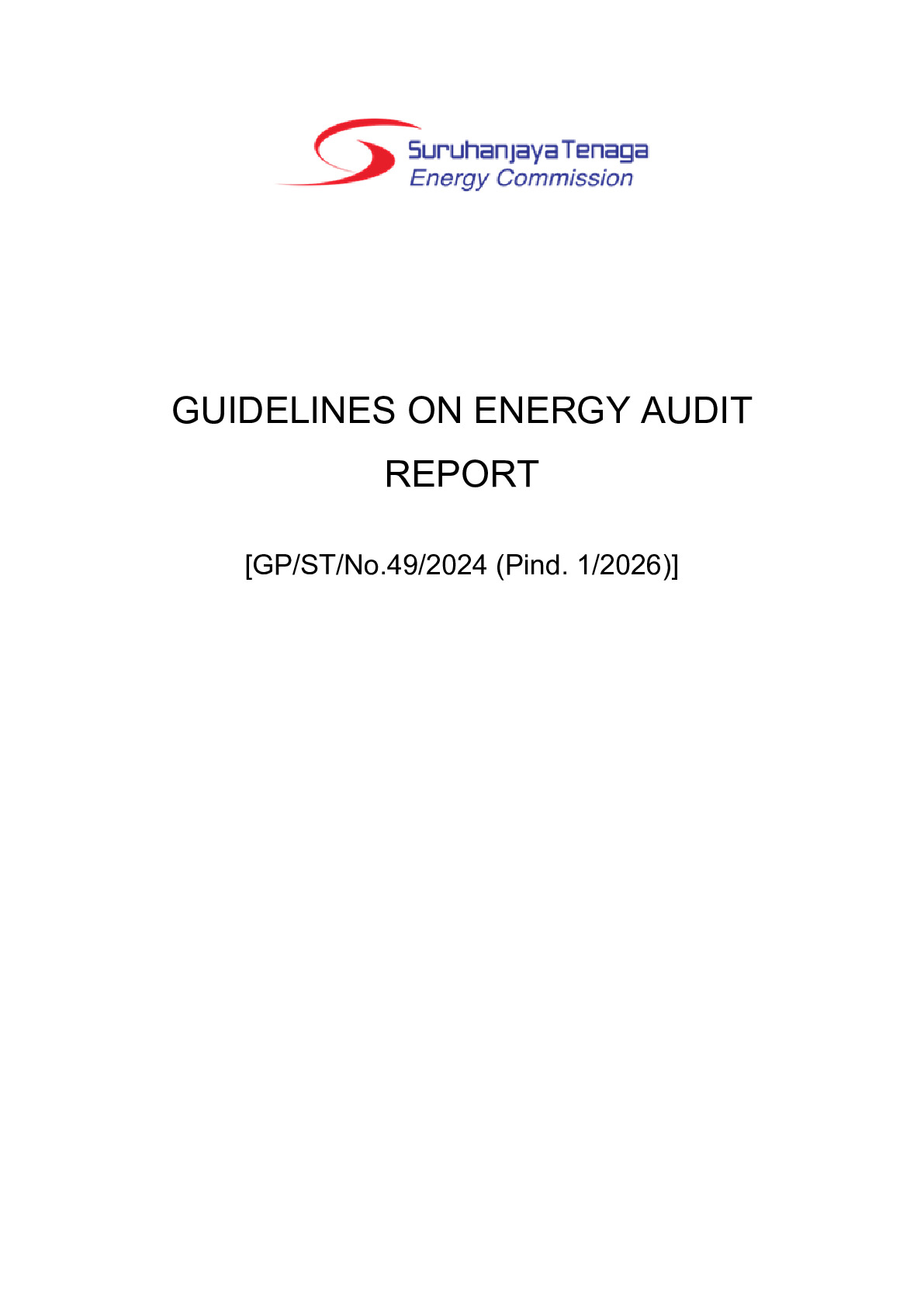 Guidelines on Energy Audit Report