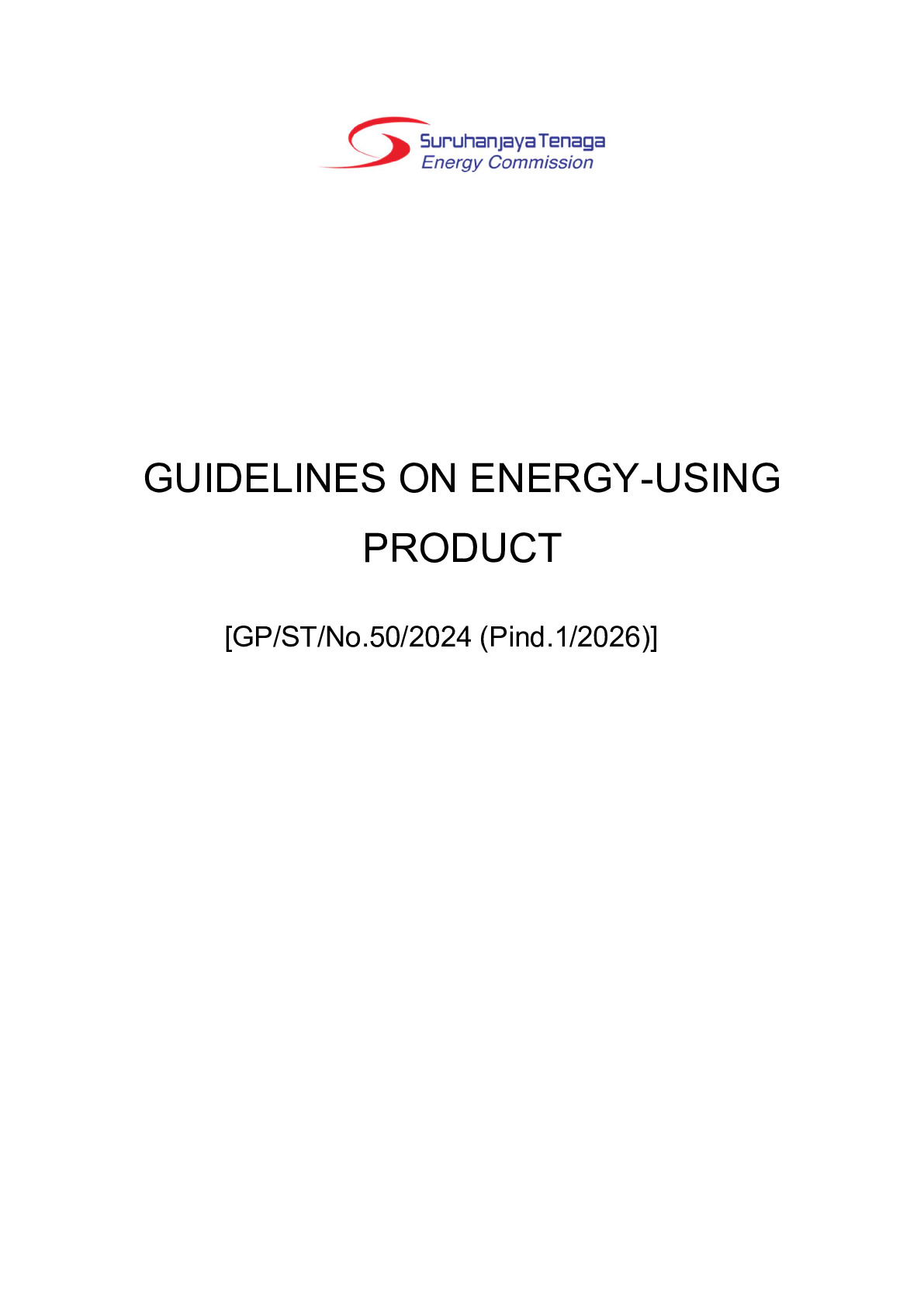 Guidelines on Energy Using-Product