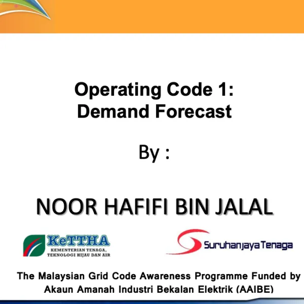 Operating Code 1: Demand Forecast