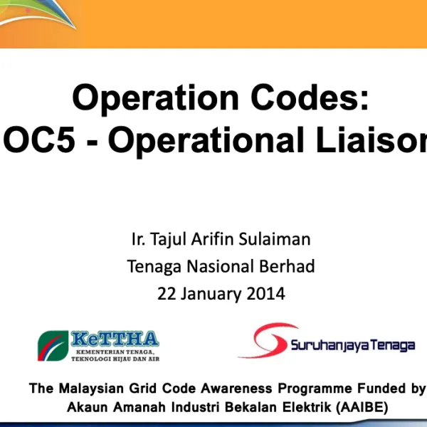 Operation Codes:OC5 -Operational Liaison