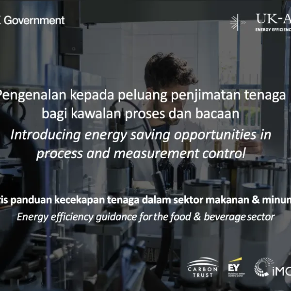 Energy Efficiency Guidance - Process Control & Measurement