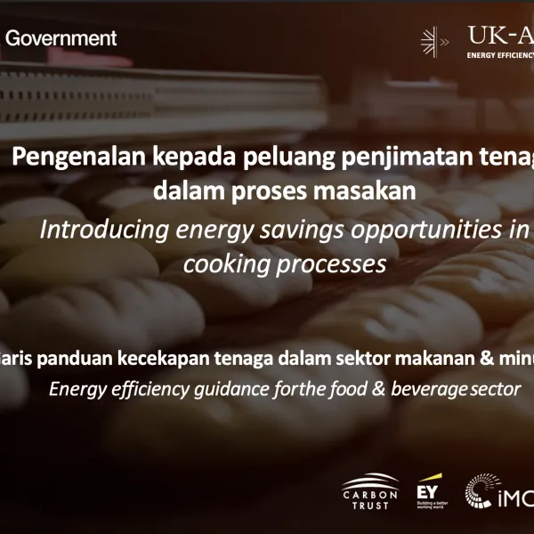 Energy Efficiency Guidance - Cooking