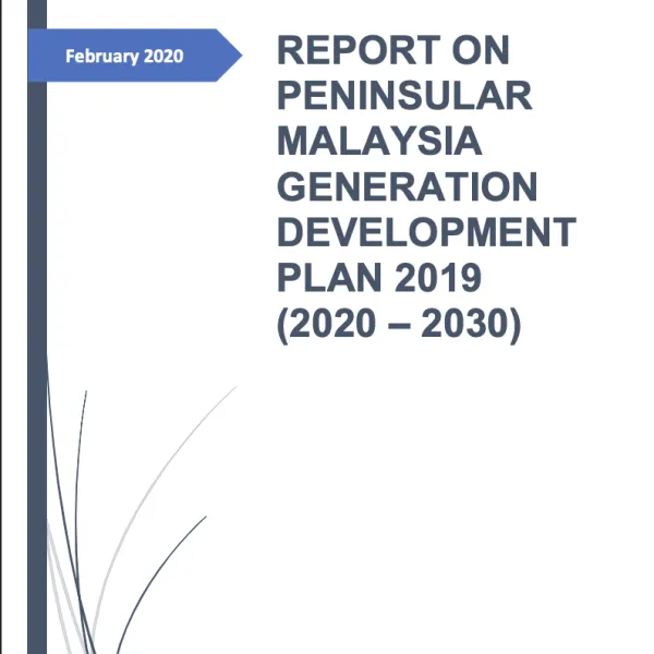 Report on Peninsular Malaysia Generation Development Plan 2019 (2020 - 2030)