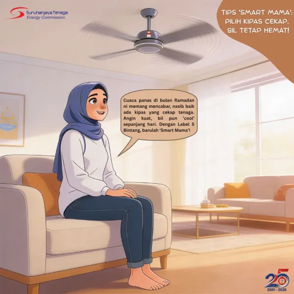 Smart Mama: Pilih Kipas Cekap