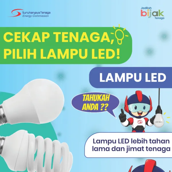 Tip Cekap Tenaga Lampu LED
