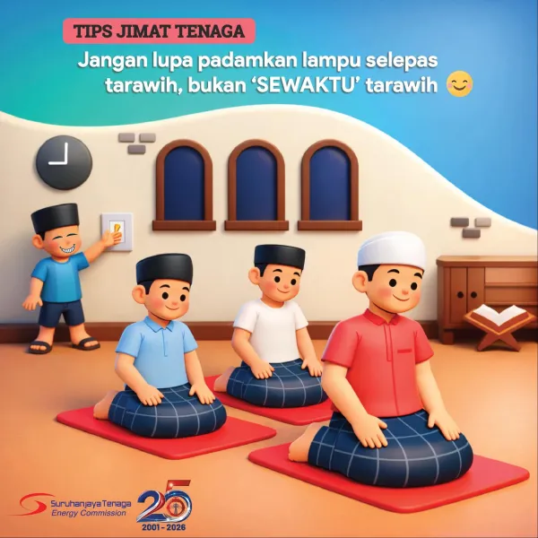 Padam Selepas Tarawih, Bukan Sewaktu Tarawih!