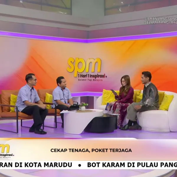 Temubual di Rancangan Selamat Pagi Malaysia, Cekap Tenaga, Poket Terjaga