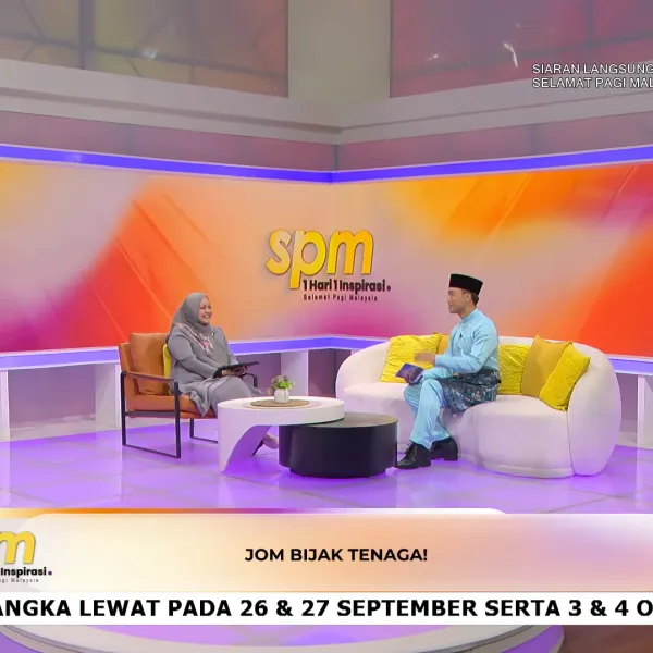 Temubual di Rancangan Selamat Pagi Malaysia, Jom Bijak Tenaga!