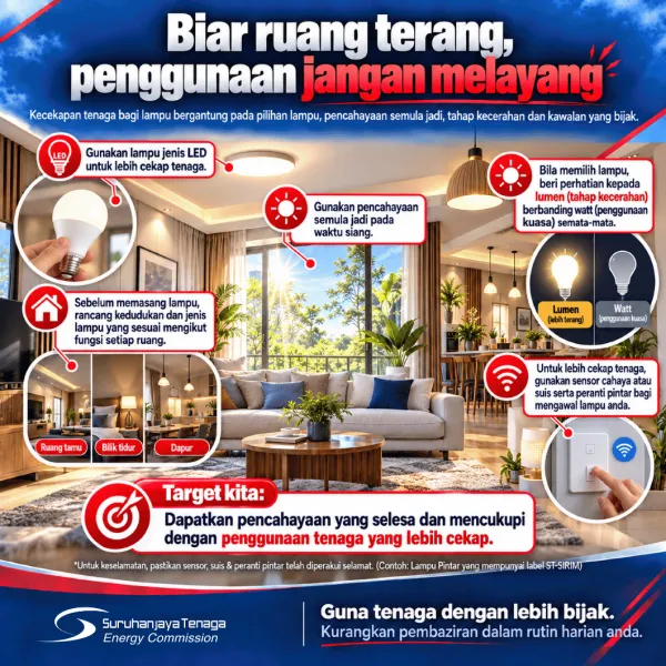 Biar Ruang Terang, Penggunaan Jangan Melayang