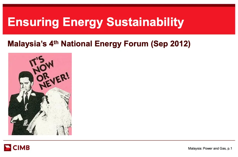 Ensuring Energy Sustainability: External Viewpoint