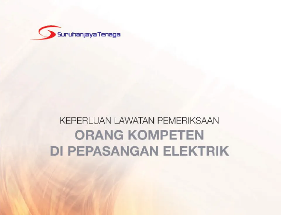 Keperluan Lawatan Pemeriksaan Orang Kompeten di Pepasangan Elektrik