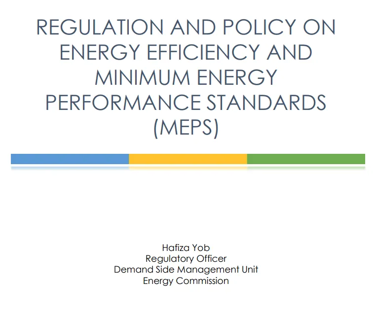 Policy and EE Regulation