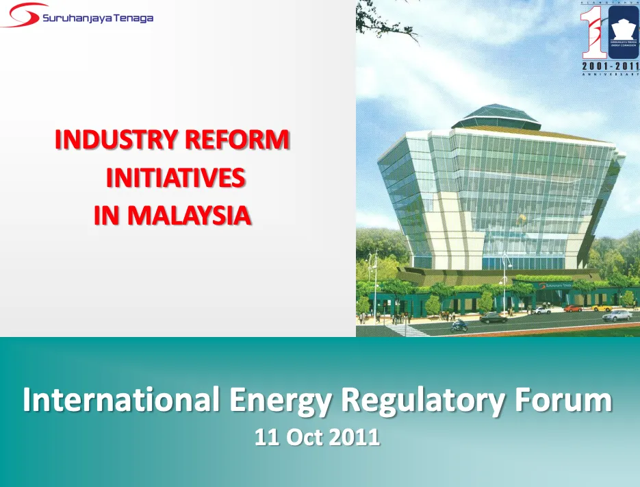 Session 1: Industry Reform Initiatives in Malaysia