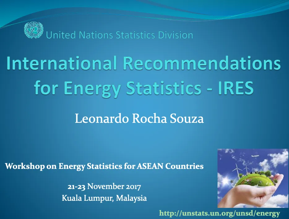 UNSD-International Recommendations for Energy Statistics - IRES
